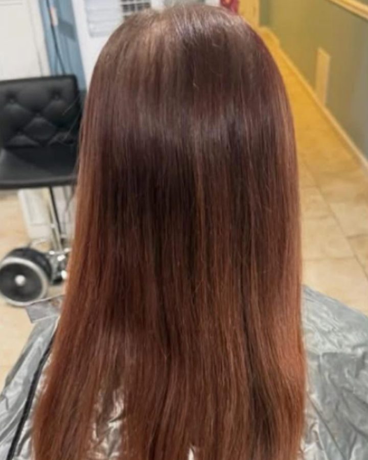Before: faded red, one flat tone
